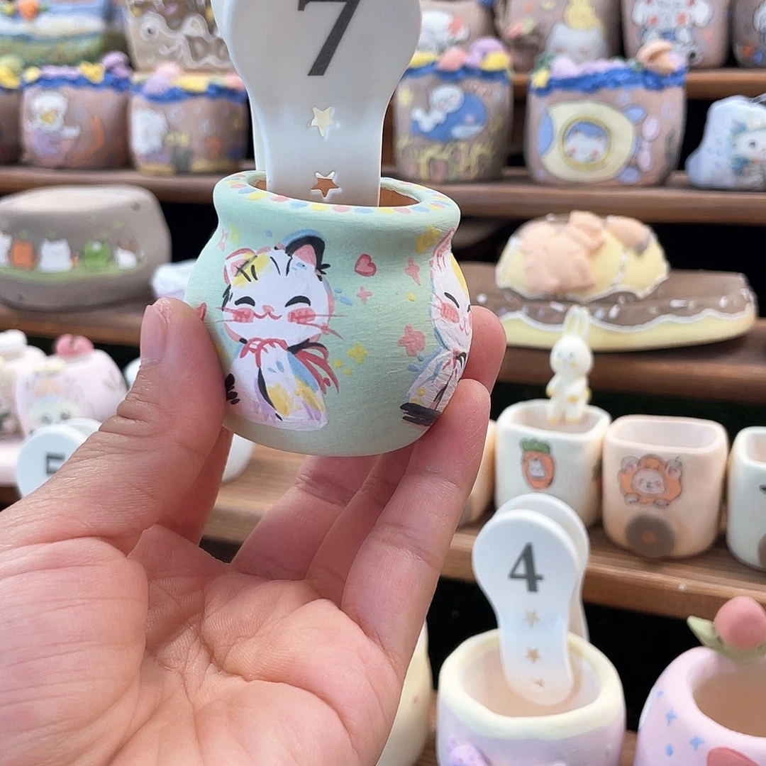 花盆7……手工花盆手绘