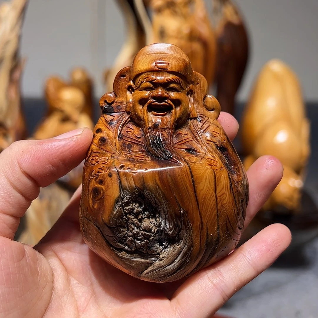 柏木崖柏木手把件摆件