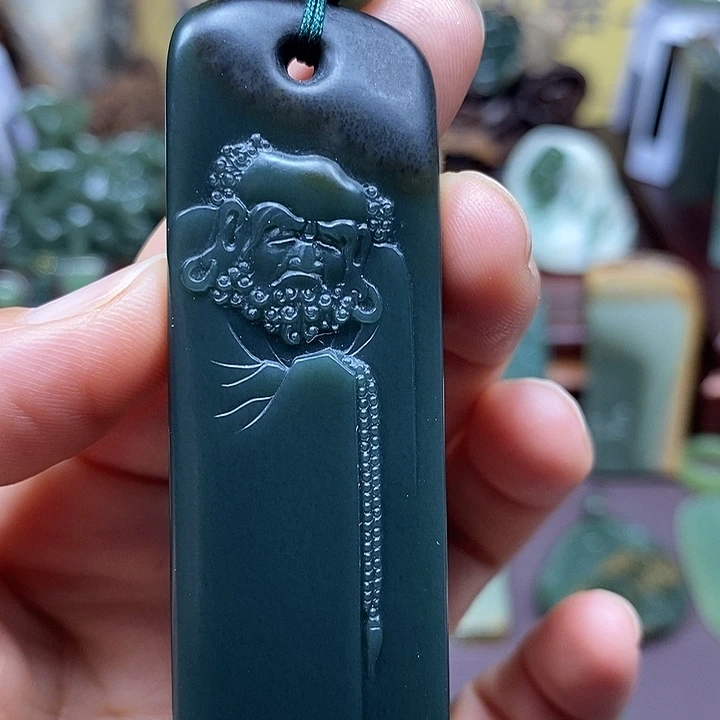 愿***人岫岩河磨玉（透闪石质玉）未镶嵌把件