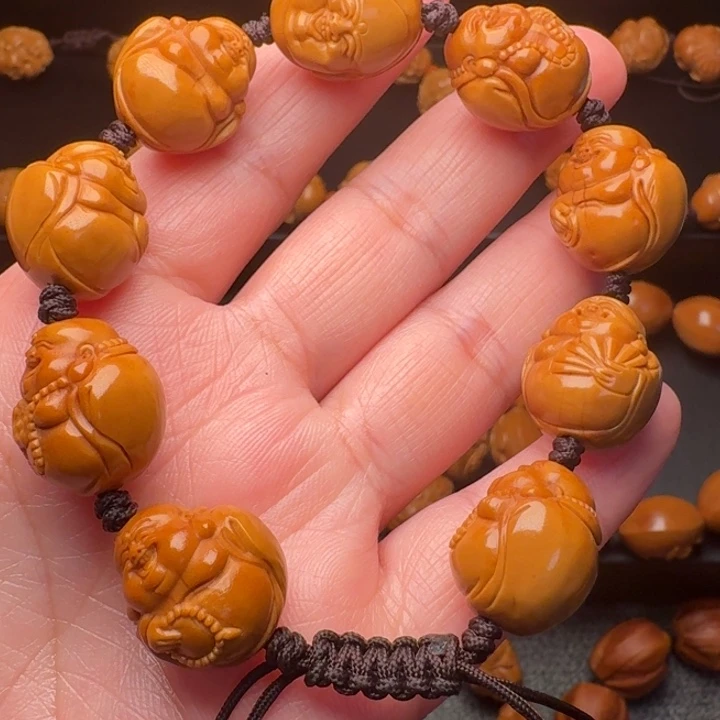 橄榄核手串/手链光背弥勒福利款