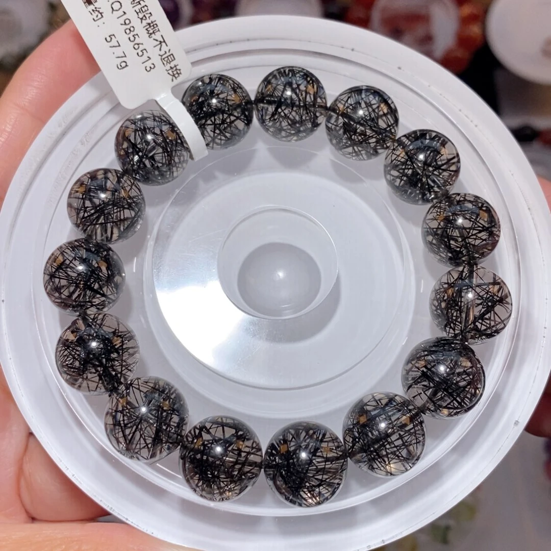 手链未镶嵌水晶F黑发晶14