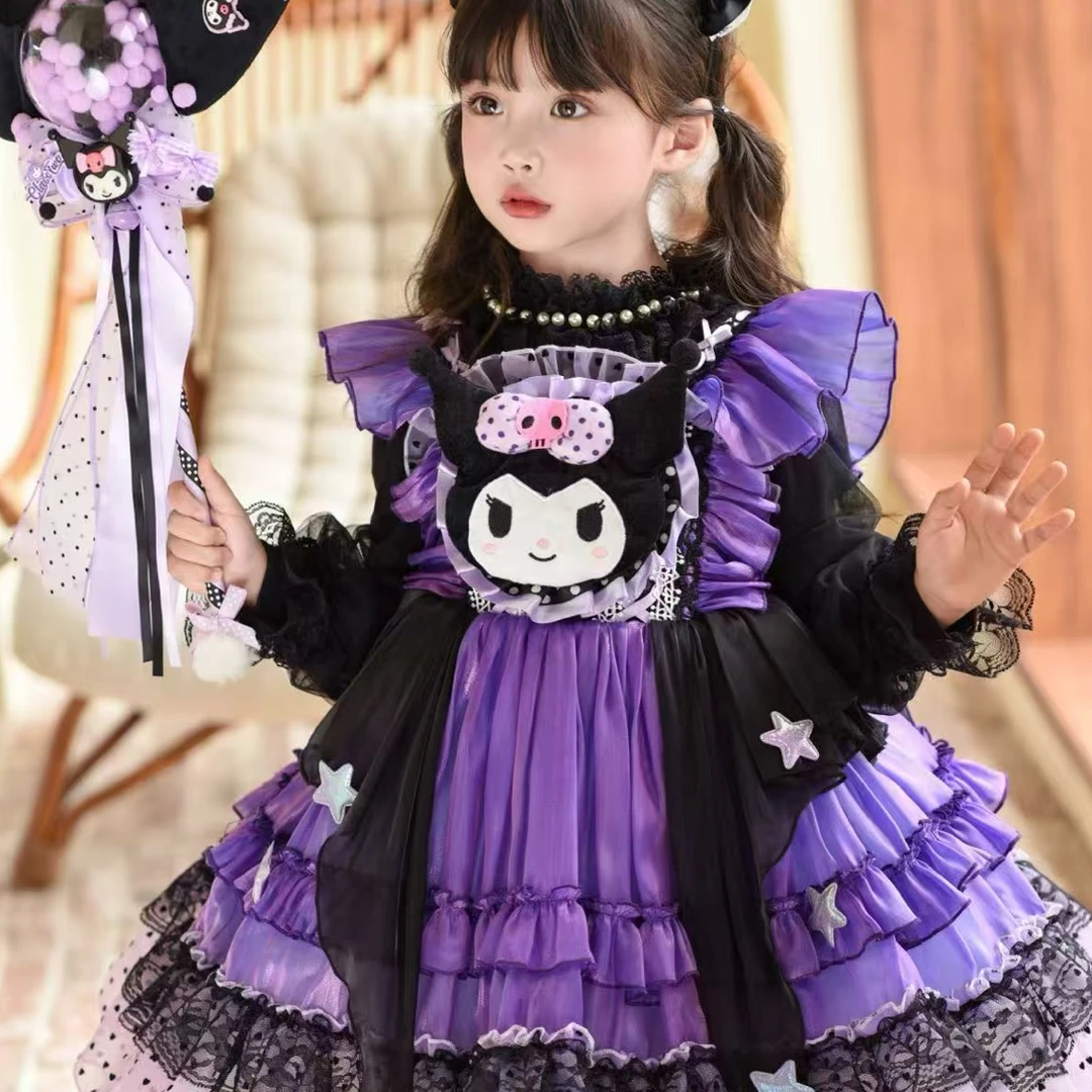 女千金风长袖法式冬季女童连衣裙萝莉服装女装裙子