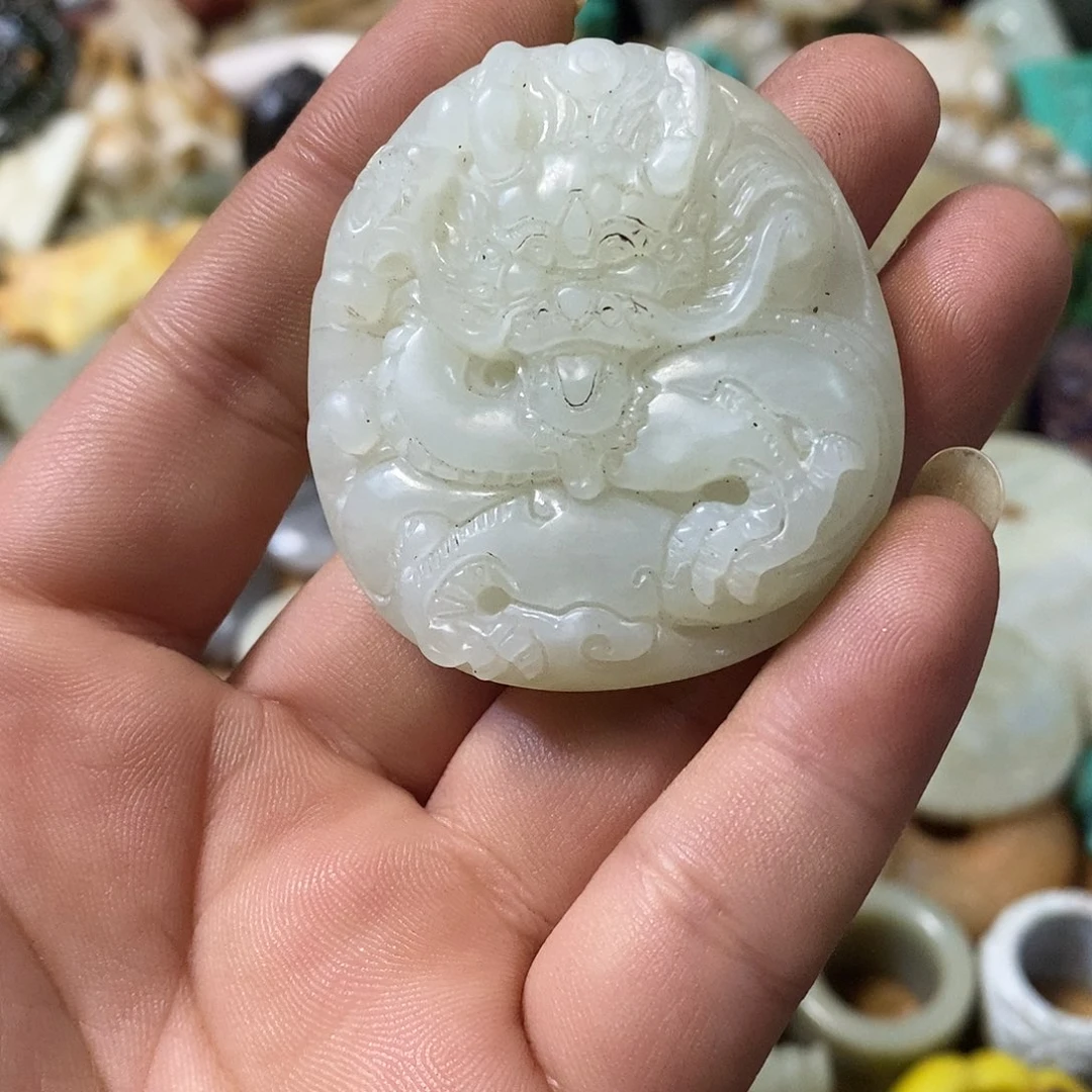 和田玉（糖玉）未镶嵌挂件