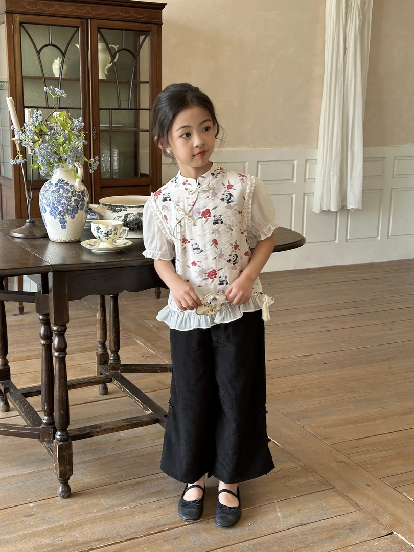 2025新款国风夏季女中大童套装