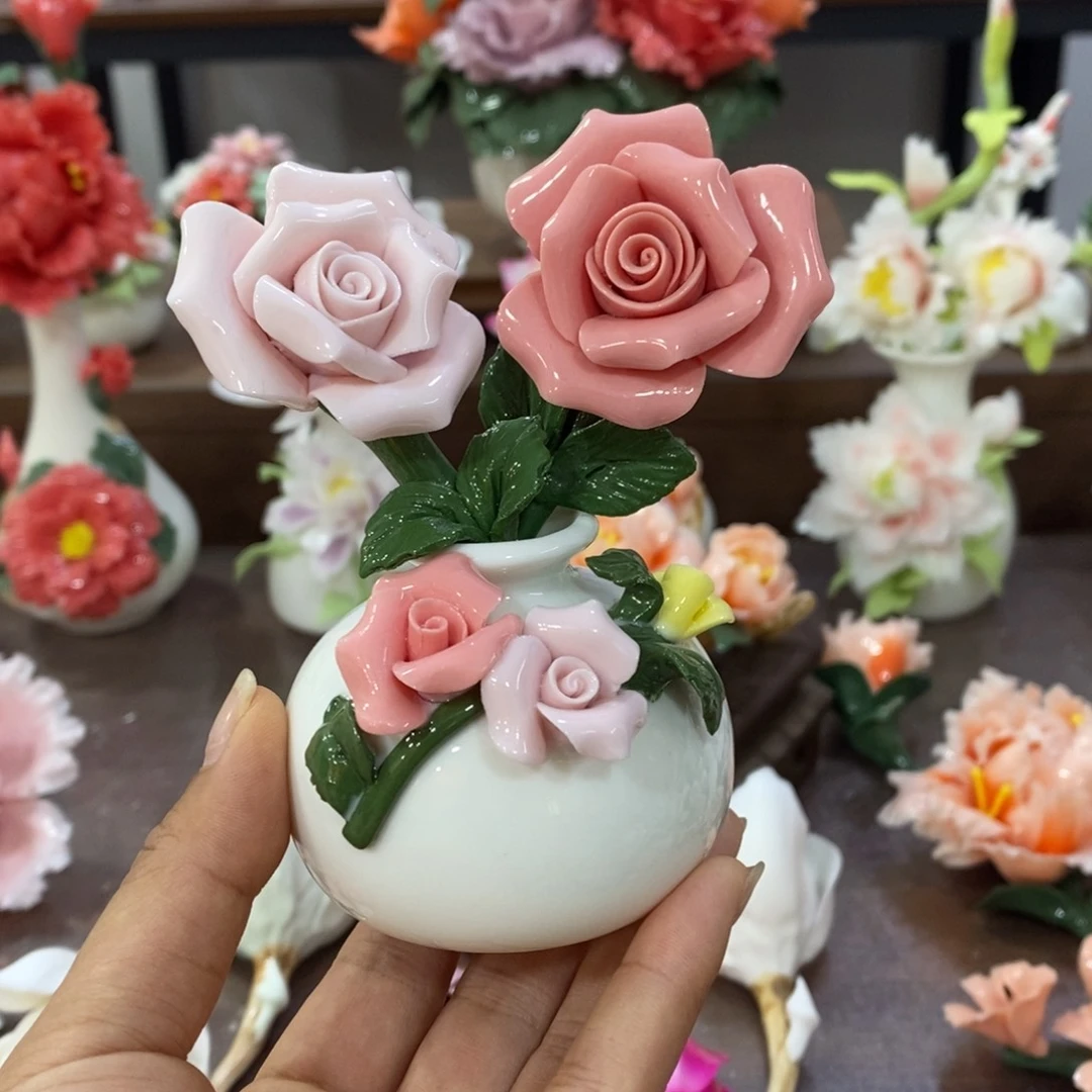 瓷片陶瓷工艺品摆件