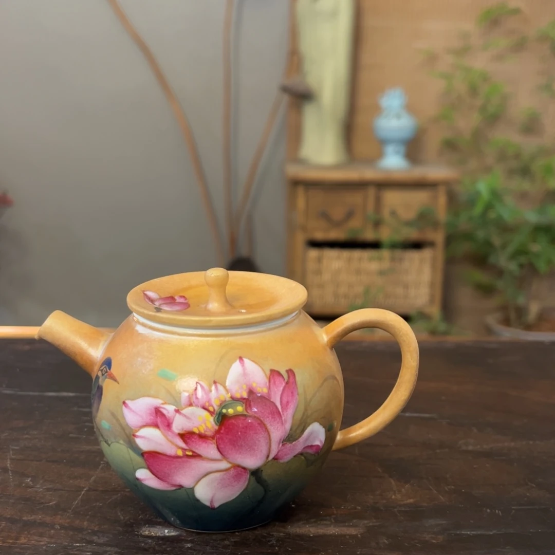 杯柴烧手工手绘陶瓷