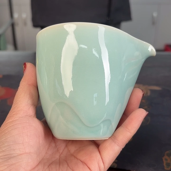 龙泉云间青瓷小米茶器