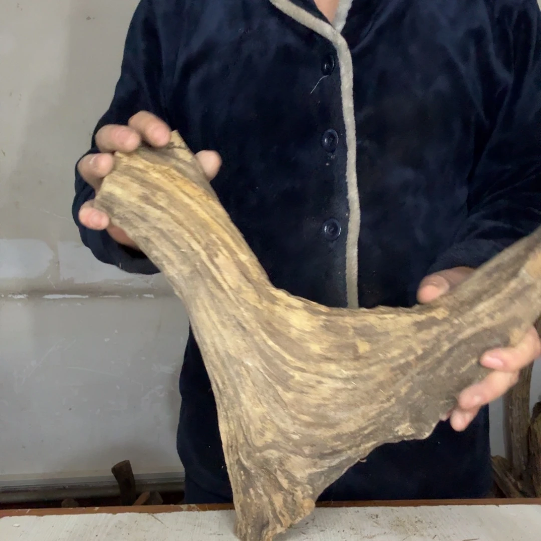 洪***景木太行崖吧摆件摆件