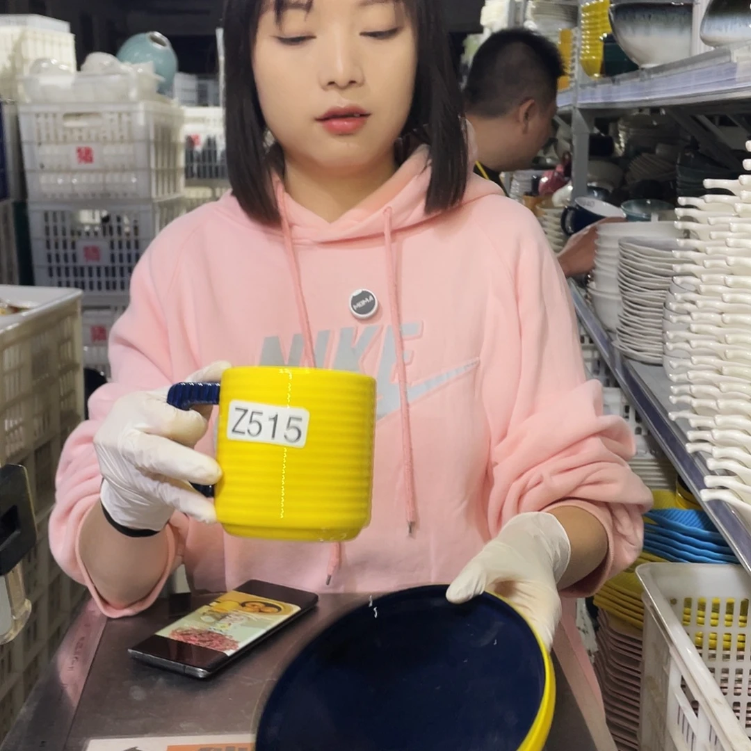 瓷片515              2杯2盘