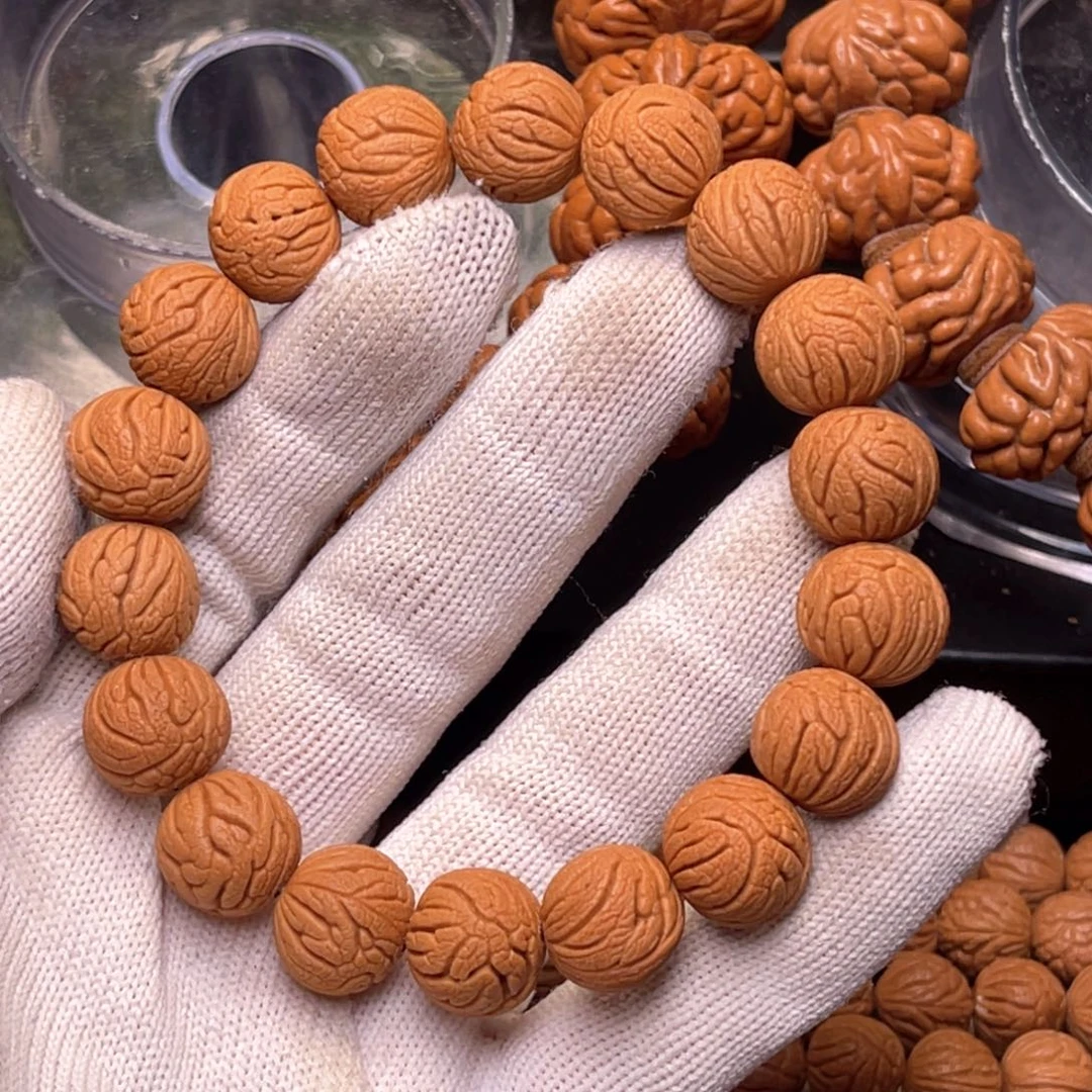 手串桃核地球仪1.3