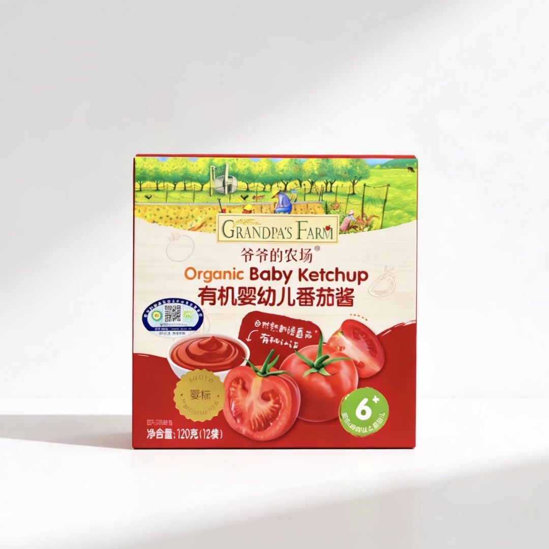 爷爷的农场【有机】婴幼儿番茄酱120g