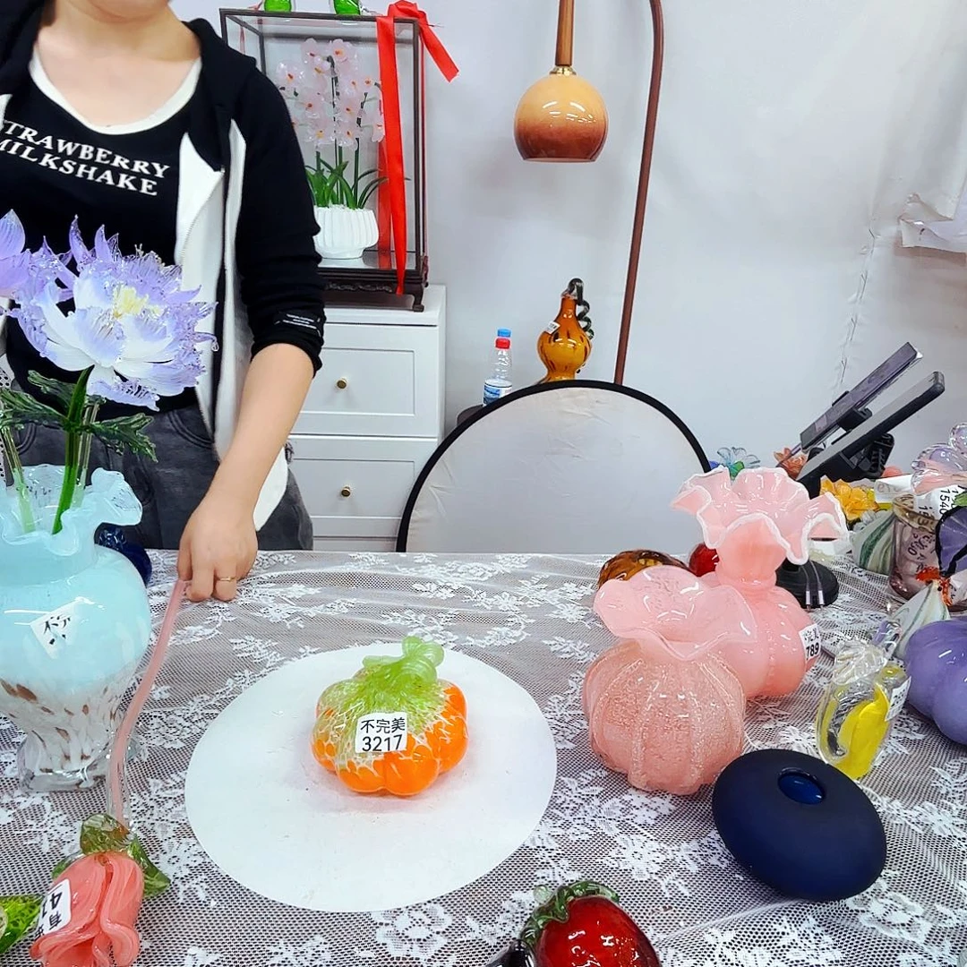 琉璃花瓶花器艺术品
