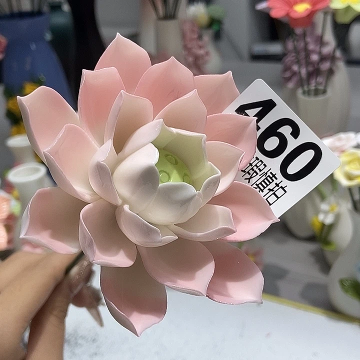 陶瓷纯手工捏花设计