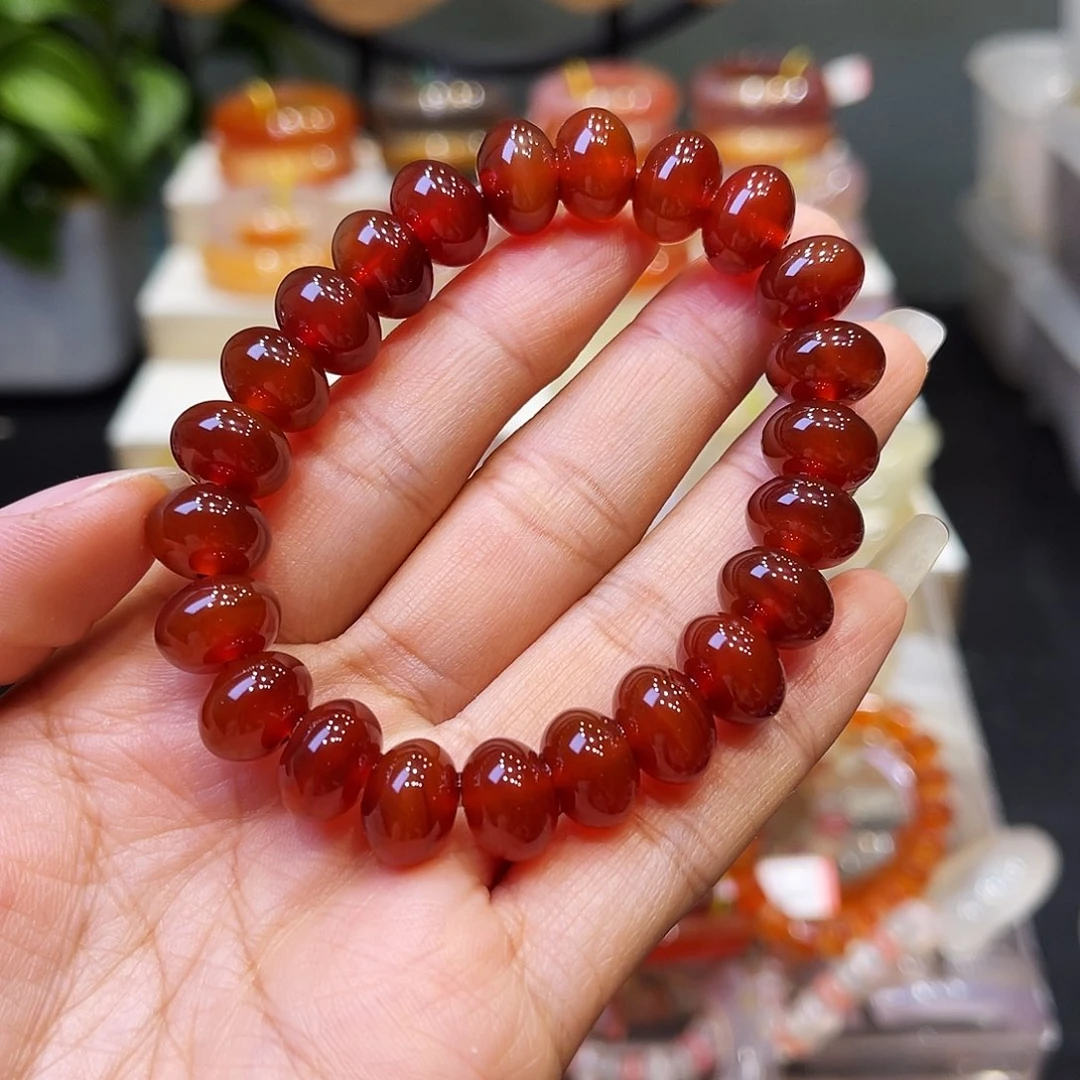 妍***崽玛瑙/玉髓未镶嵌手镯