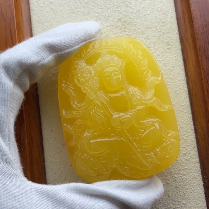 琥珀未镶嵌颈饰天然琥珀蜜蜡