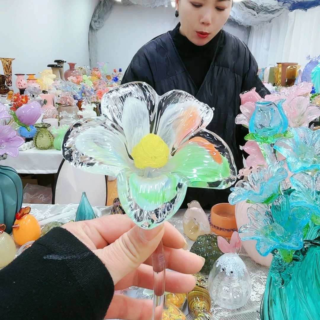 福利不退不换琉璃花瓶艺术品