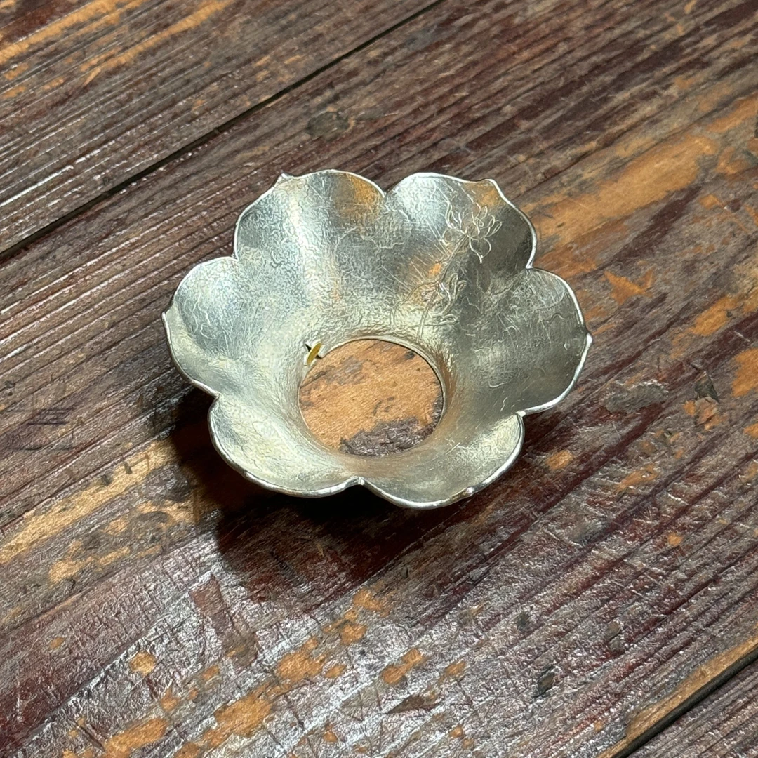 蜂鸟工坊&锡雕侠侣 锡器 莲花投茶器 WCXHC379