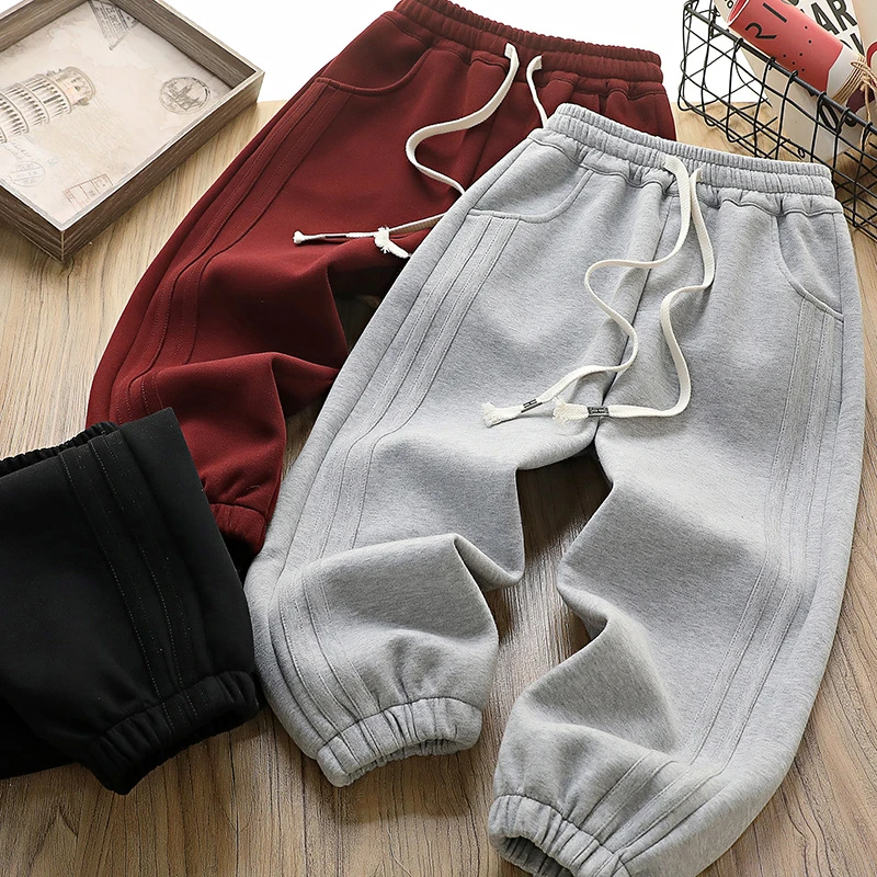 儿童裤子2025春季新款男孩运动裤中大童童装韩版长裤男童童裤批发