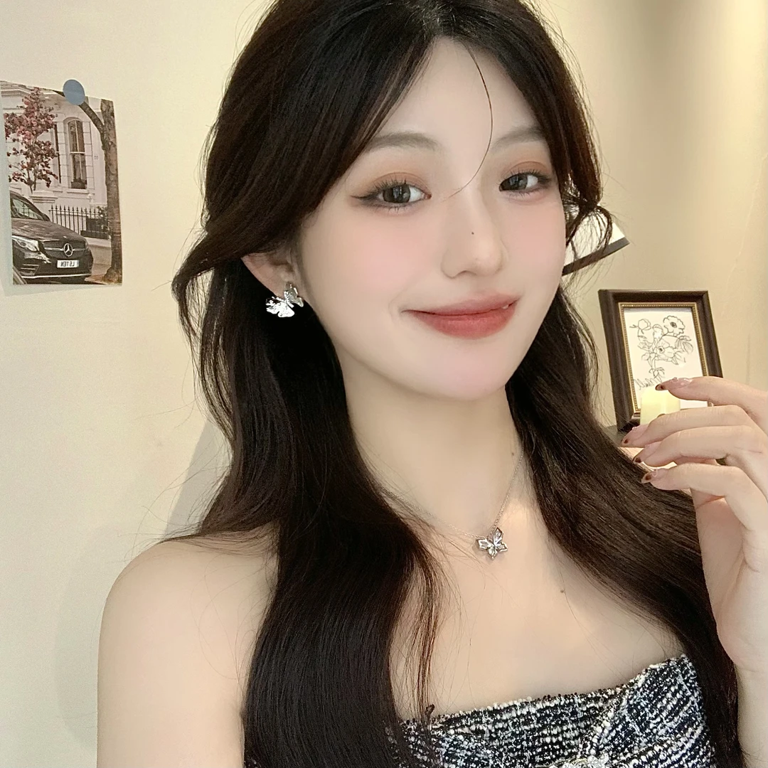 FULL GIRLISH耳环00084时尚立体蝴蝶耳饰耳钉