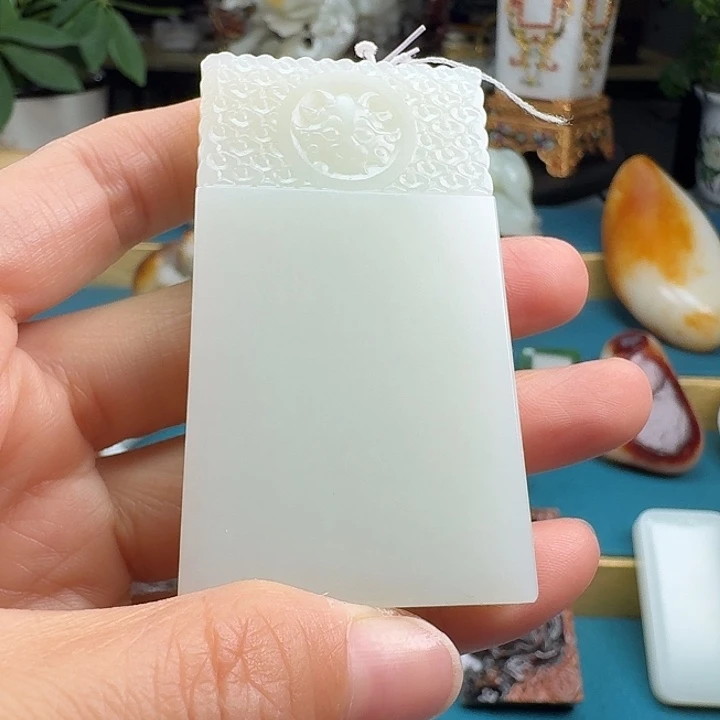 凡门玉府 精品和田玉 无事牌