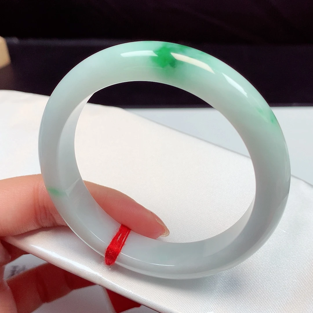 翡翠未镶嵌手镯1454