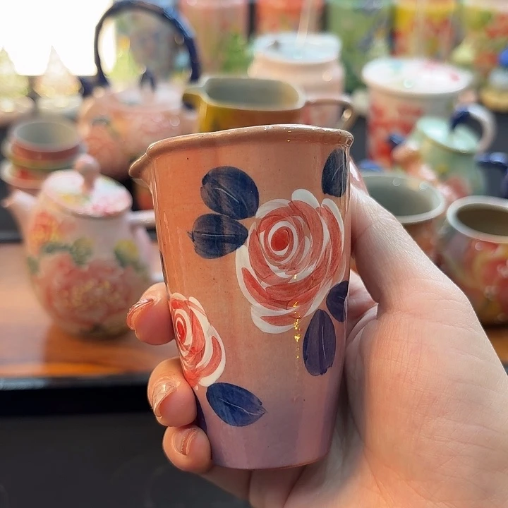 杯景德镇釉下五彩手绘