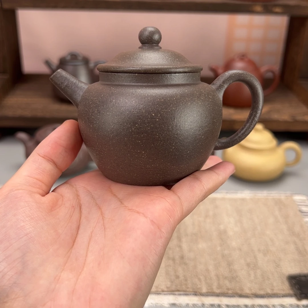 茶杯紫砂大水潭花块用卿莲子170cc