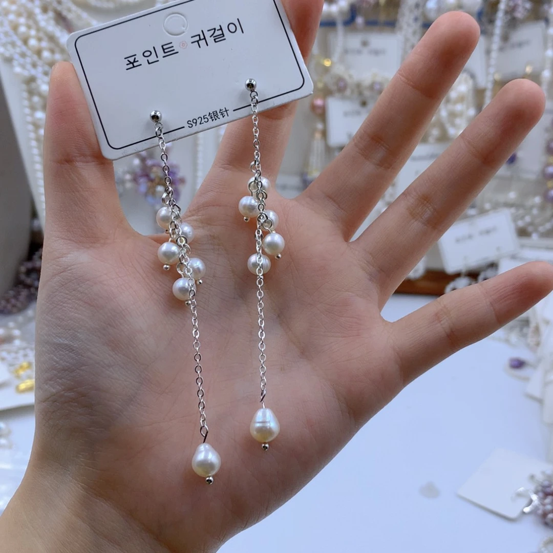 颈饰合金淡水珍珠