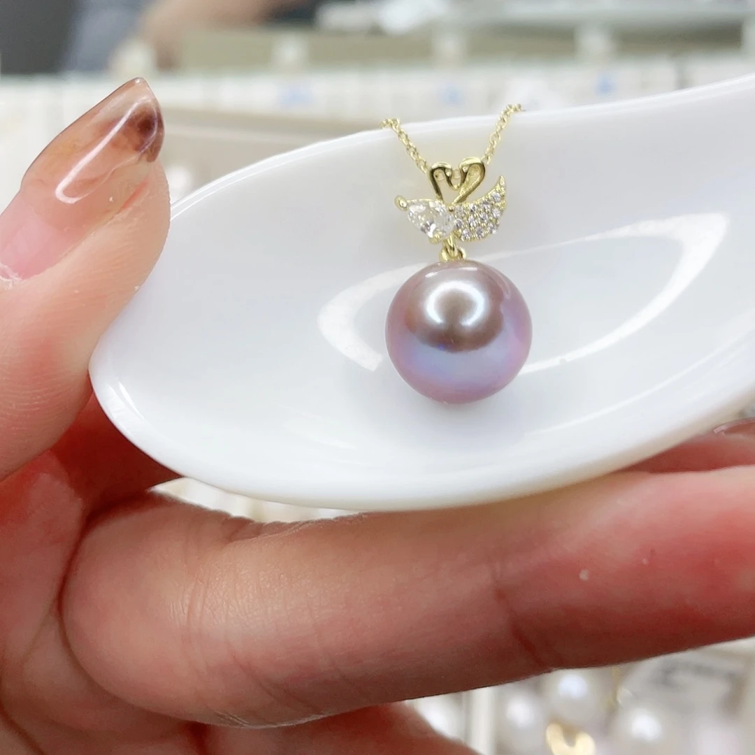 淡水珍珠颈饰合金