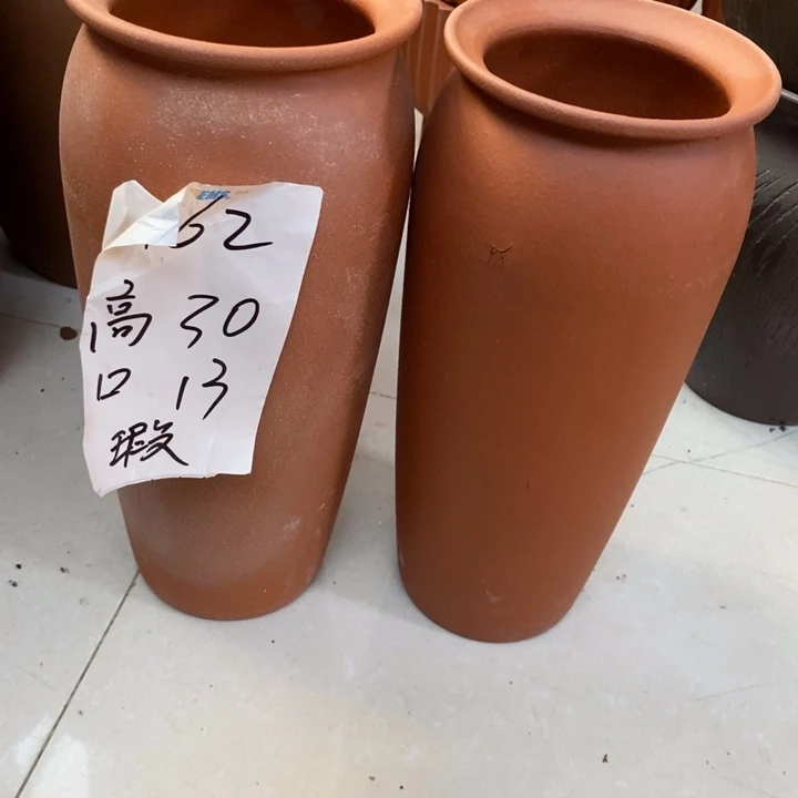 粗陶红陶绿植花盆162