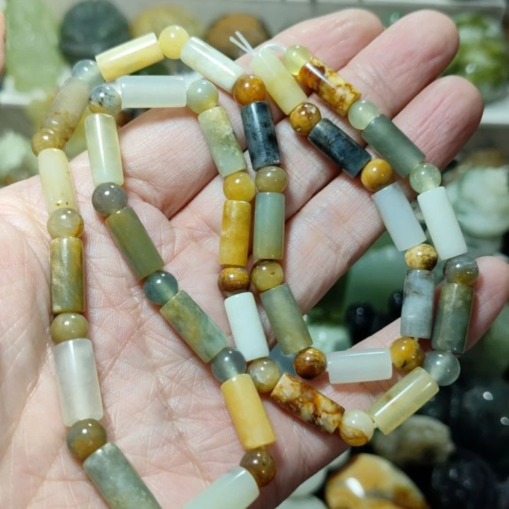 岫玉项链两用手串未镶嵌