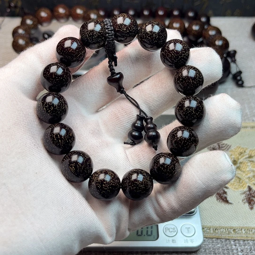 檀香紫檀（小叶紫檀）小****法1.5 15颗 爆星