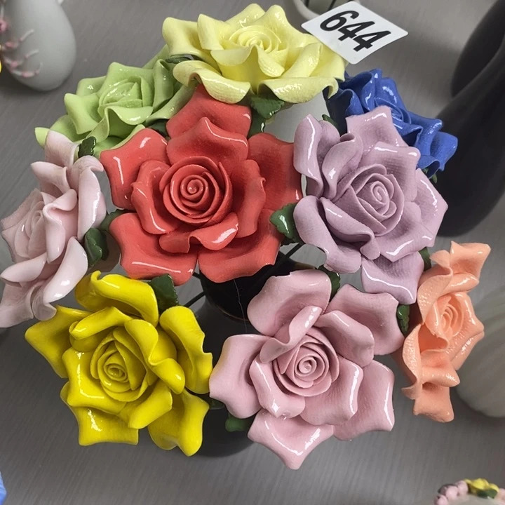 陶瓷陶瓷材料加工9朵