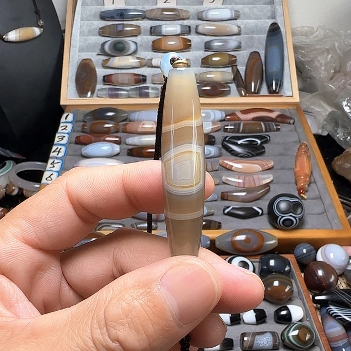 玛瑙/玉髓未镶嵌吊坠(不含链)