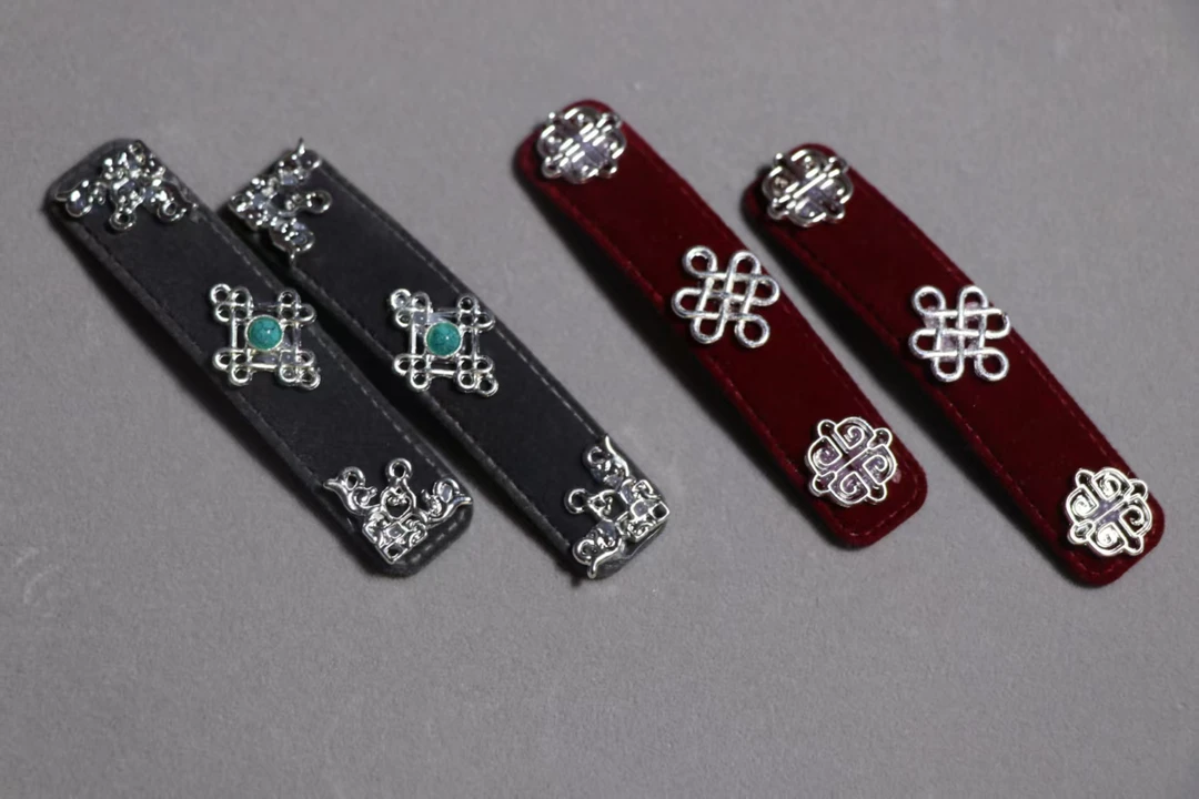 女民族风原创设计蒙古元素头饰侧边发饰