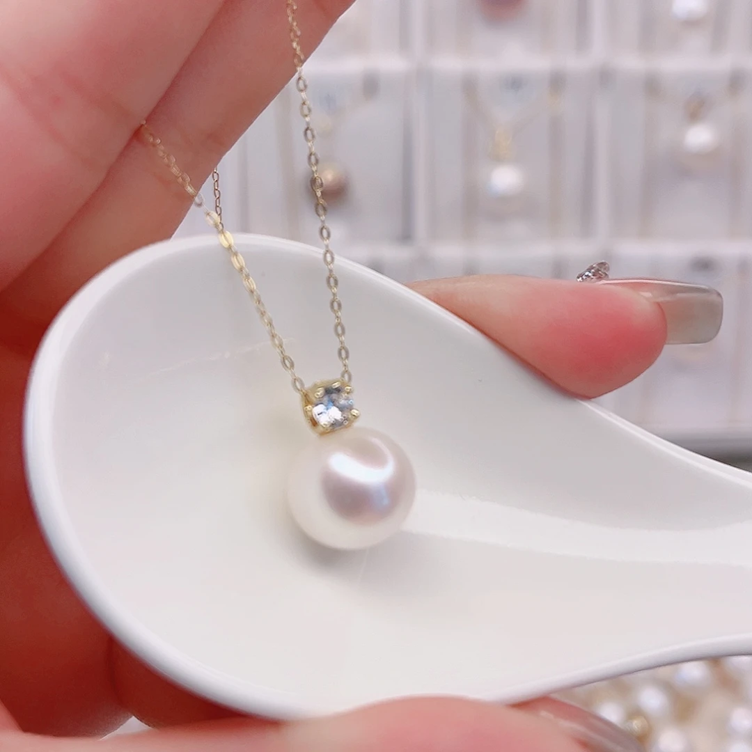 未镶嵌淡水珍珠吊坠(赠链)