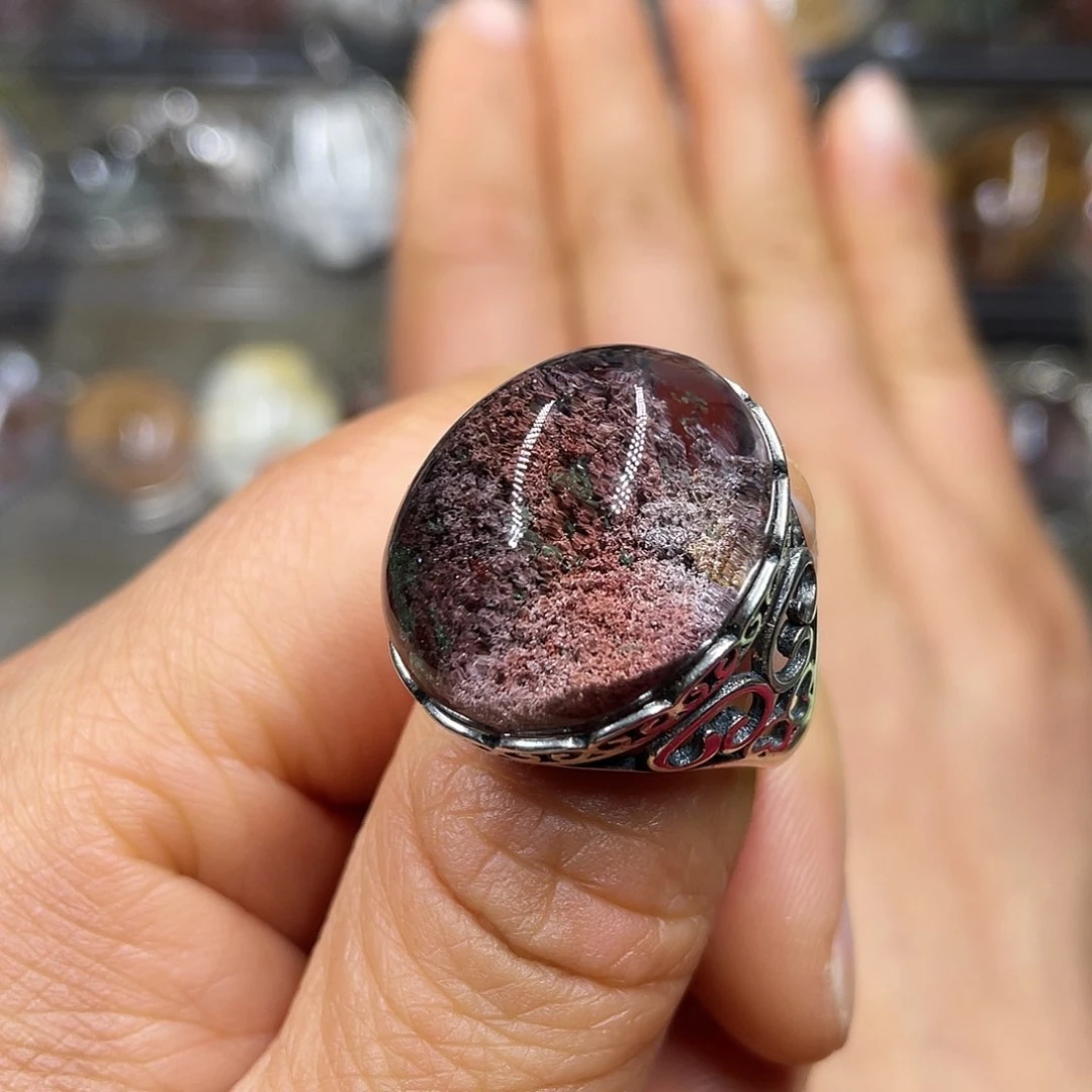 【闪购商品】水晶珠宝半成品银S925镶嵌戒指