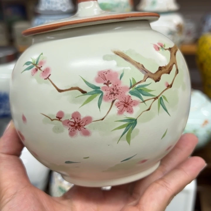 高端陶瓷茶叶密封罐