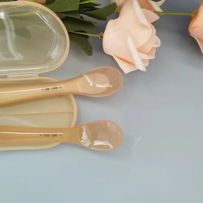 宝宝硅胶软软勺（无外包装盒，介意勿拍）