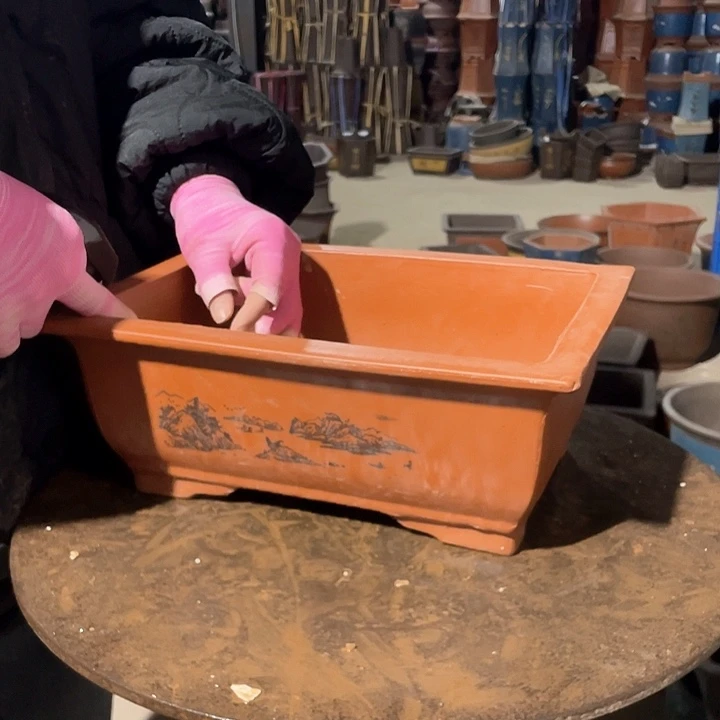 无铅玻璃宜兴紫砂红马槽32
