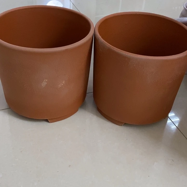 粗陶红陶绿植花盆838