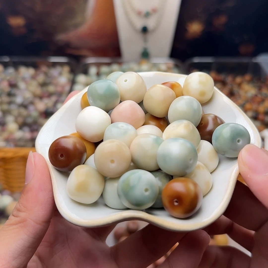 菩提根/象牙果吊坠20 颗海盐花皮 16+干磨桶