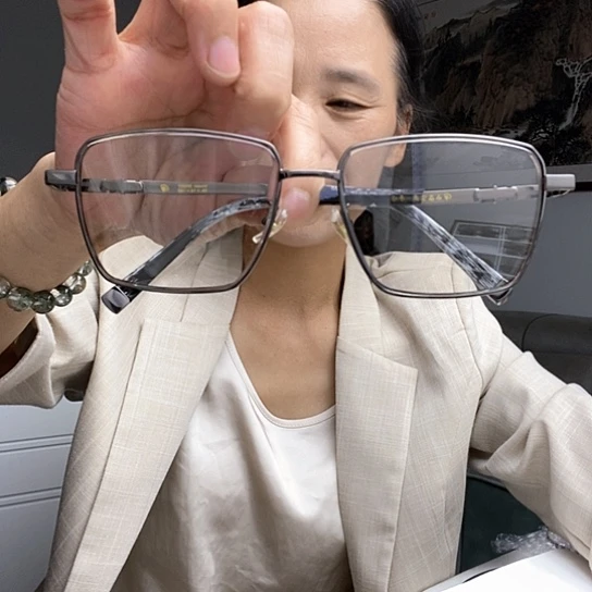 全框款天然水晶石头镜