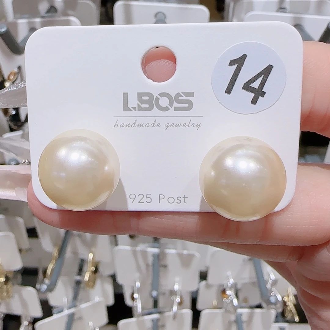 铜合金锆石925银耳环