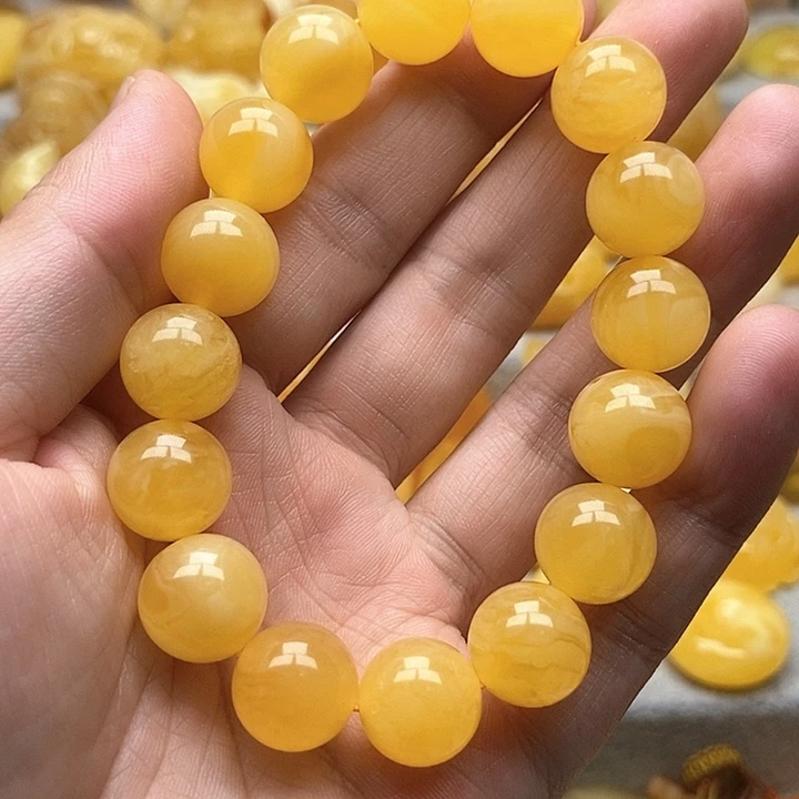 未镶嵌颈饰琥珀琥珀蜜蜡手串