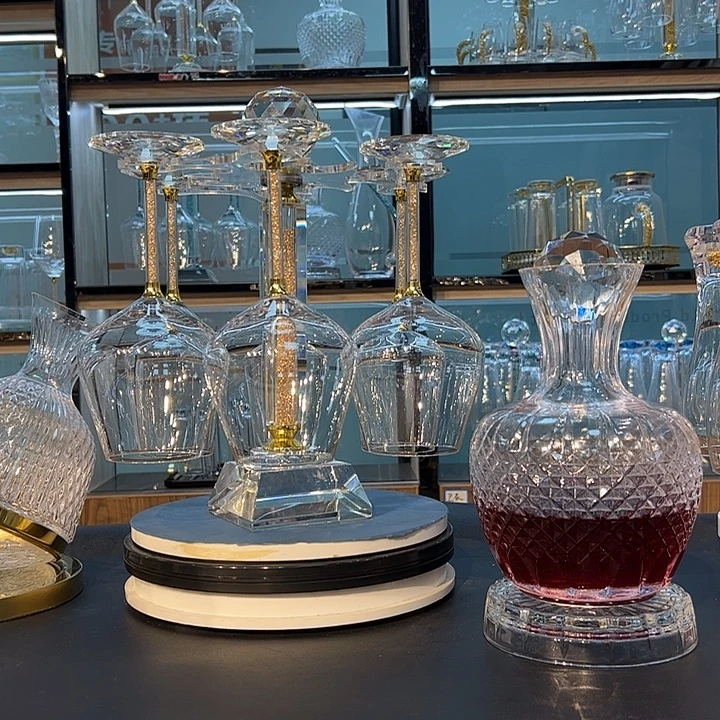手柄款水晶玻璃红酒杯白酒杯啤酒杯