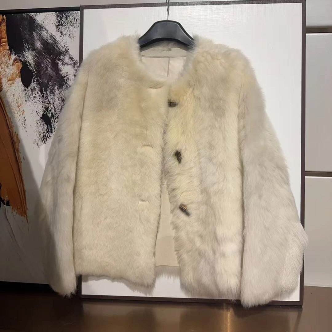 【琪的style】（原仓原链接退回.否无法退款）托斯卡纳皮草外套