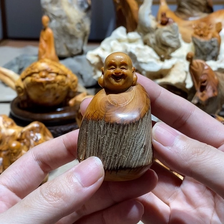 柏木（崖柏）黑油原皮乐乐