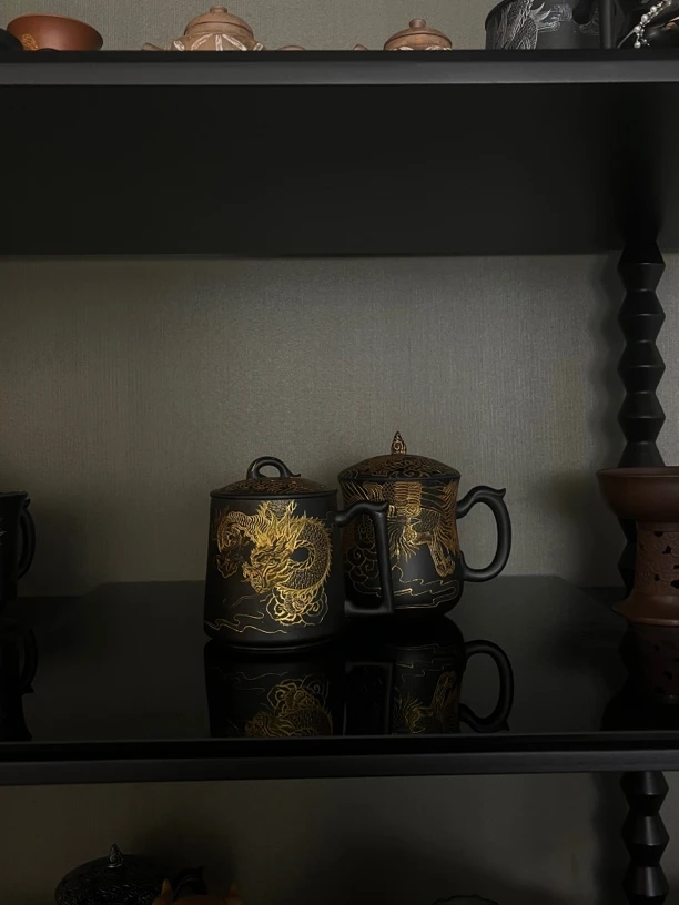 陶俑香插紫砂艺术作品