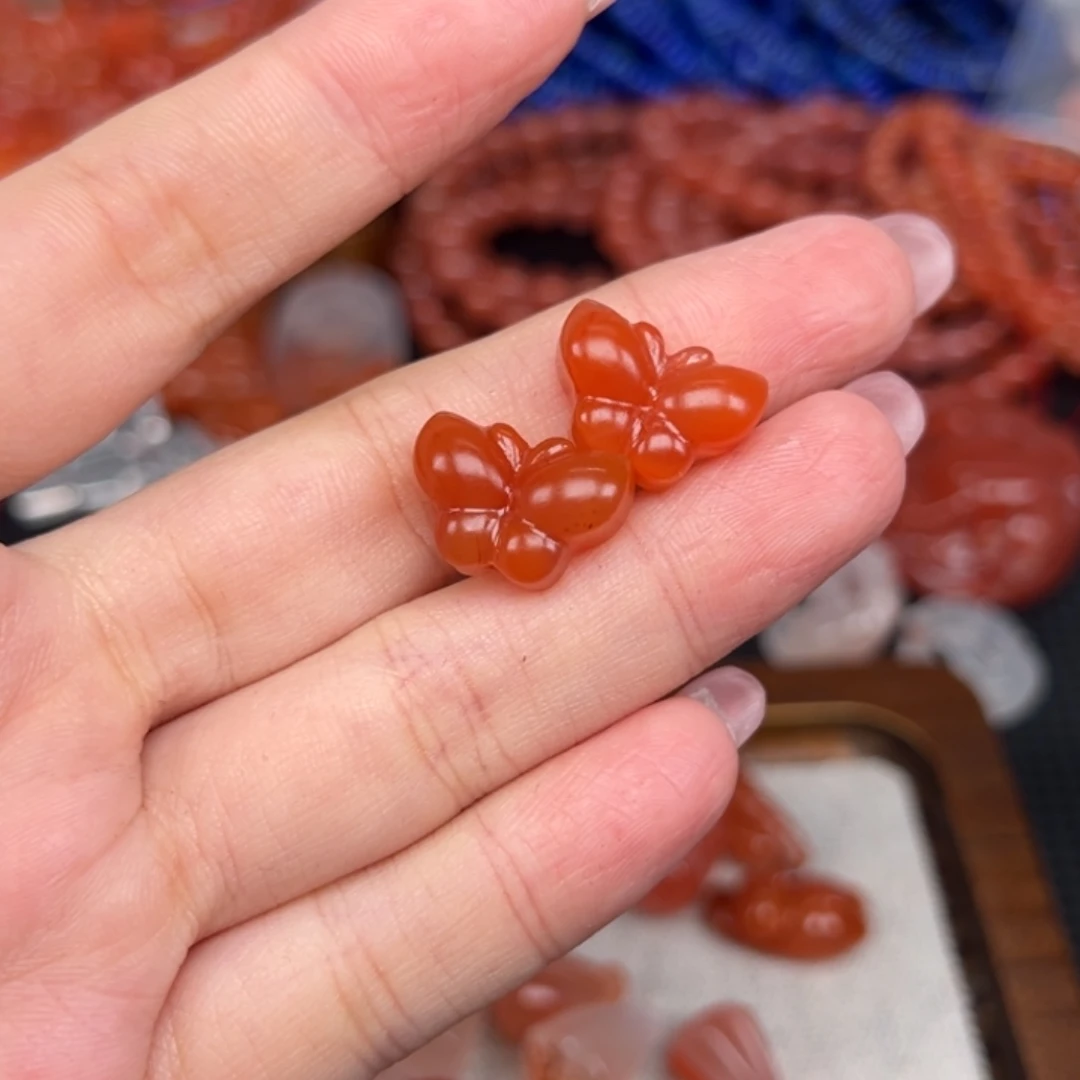 南红玛瑙未镶嵌吊坠(不含链)